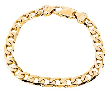 9ct gold 22.1g 8 inch curb Bracelet